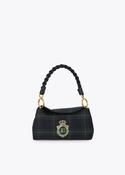 Tartan Fabric Bag - Blue and Green