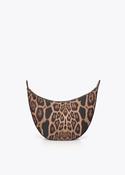 Animal Print Crossbody Bag - Brown and Black image