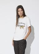 T-Shirt with Front Graphic - White