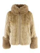 Faux Fur Jacket - Tannin