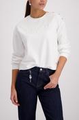 Embossed Sweater - Off White image
