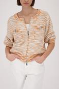 Tweed Cardigan Jacket - Champagne Beige