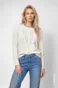 Roundneck sweater - Antique White image