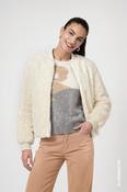 Faux Fur Jacket - Antique White image