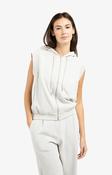 Sleeveless Hoodie - Grey