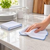 DISH CLOTH COTTON 30x35 - PACK OF 10 PCS