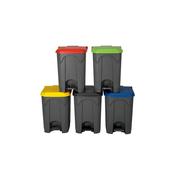 PEDAL BIN 87 LITRE – COLOUR CODED WASTE BIN image