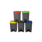 PEDAL BIN 87 LITRE – COLOUR CODED WASTE BIN image