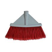 BROOM WITH HANDLE LONG BRISTLE - PACK OF 6 image