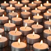 8 HOUR TEA LIGHT CANDLES - BULK PACK OF 100 image