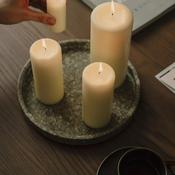 DECORATIVE PILLAR CANDLES - PACK OF 6 image
