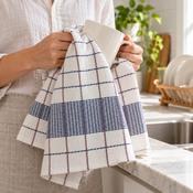 TEA TOWEL 100% COTTON CHECK - PACK OF 12 PCS
