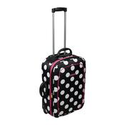 Flybe Cabin Bag 55x35x20cm Expandable 2.4Kg Polka Dot in Mayo