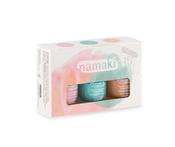 Namaki water-based and peelable nail polishes set 3 shades 'Summer Delights' image
