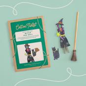 Make Your Own Witch Peg Doll image