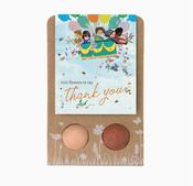 Organic Give-Away "Thank You" with 2 Blossombs Seed Bombs