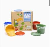Organic Vegan Finger Paints Set of 4 “Aki”