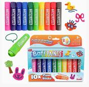 Zimpli Baff Paints 10 Pack - 10g Paint Sticks