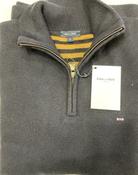 Eden Park Navy Cotton Half Zip Sweater