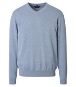 Casa Moda Baby Blue V-Neck Pullover