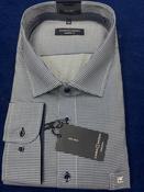 Casa Moda Navy Check Formal Shirt