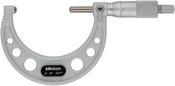 Tube Micrometer, Spherical Anvil/Spindle 2-3" 115-243