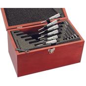 Starrett S436.1CXRLZ Starrett Mechanical Micrometer Sets EDP Number : 68044 Range : 0-6" Graduation : .001" Set Includes : 1, 2, 3, 4, 5 &amp; 6" Micrometers with Five Standards in Case