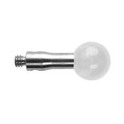 M2 Ø6 mm zirconia ball, stainless steel stem, L 10 mm, EWL 10 mm A-5004-2203