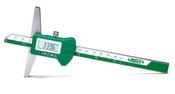 Insize  Depth Gauge Range: 0-300mm/0-12" Resolution: .01mm/.0005" Base 1141-300