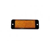 Amber Reflex Reflector with 2 Hole Fixing