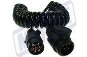 Maypole 2.5M 7 TO 8 PIN CURLY CONVERSION LEAD – 7 PIN PLUG TO 8 PIN (13 PIN TYPE) PLUG
