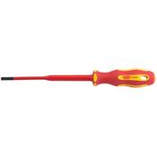 Ergo Plus® Slimline Plain Slot VDE Screwdriver (3.5mm x 100mm) image