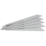 Expert 150mm 18tpi HSS Reciprocating Saw Blades for Metal Cutting – Pack of 5 Blades image