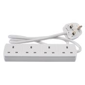 4 Way Extension Lead (1m) image