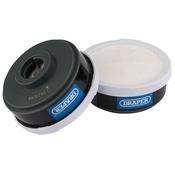 Spare A1P2 Filters (2) for Combined Vapour and Dust Respirator 03030 image