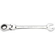 Metric Combination Spanner with Flexible Head and Double Ratcheting Features (14mm) image
