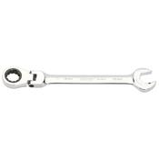 Metric Combination Spanner with Flexible Head and Double Ratcheting Features (18mm) image