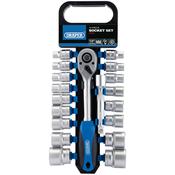1/2″ Sq. Dr. Metric Socket and Ratchet Set (19 Piece) image
