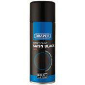 Satin Black Spray Paint (400ml) image
