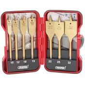 Titanium Nitride Coated Flat Wood Bit Set (7 Piece) image