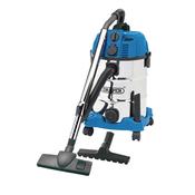 30L Wet and Dry Vacuum Cleaner with Stainless Steel Tank and Integrated 230V Power Out-Take Socket (1600W) image