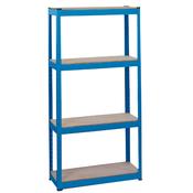 Steel Shelving Unit – Four Shelves (L760 x W300 x H1520mm) image