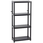 4 Tier Plastic Shelving Unit image