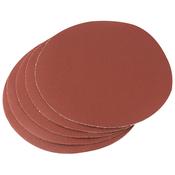 Five 200mm 120 Grit Hook and Eye Backed Aluminium Oxide image