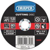 Flat Metal Cutting Discs (100 x 2.5 x 16mm)