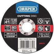 Flat Stone Cutting Discs (115 x 3.2 x 22.2mm) image