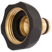 Brass and Rubber Tap Connector (1″)