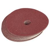 100mm 36Grit Aluminium Oxide Sanding Discs Pack of 10 image