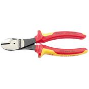 Knipex 74 08 180UKSBE VDE Fully Insulated High Leverage Diagonal Side Cutters (180mm) image