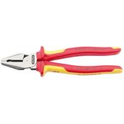 Knipex 02 08 225UKSBE VDE Fully InsulatedHigh Leverage Combination Pliers (225mm) image